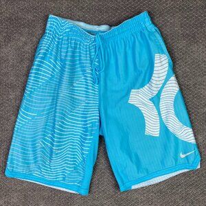 Nike KD Surge Elite Basketball Shorts Men's Large 641306-401 Sky Blue